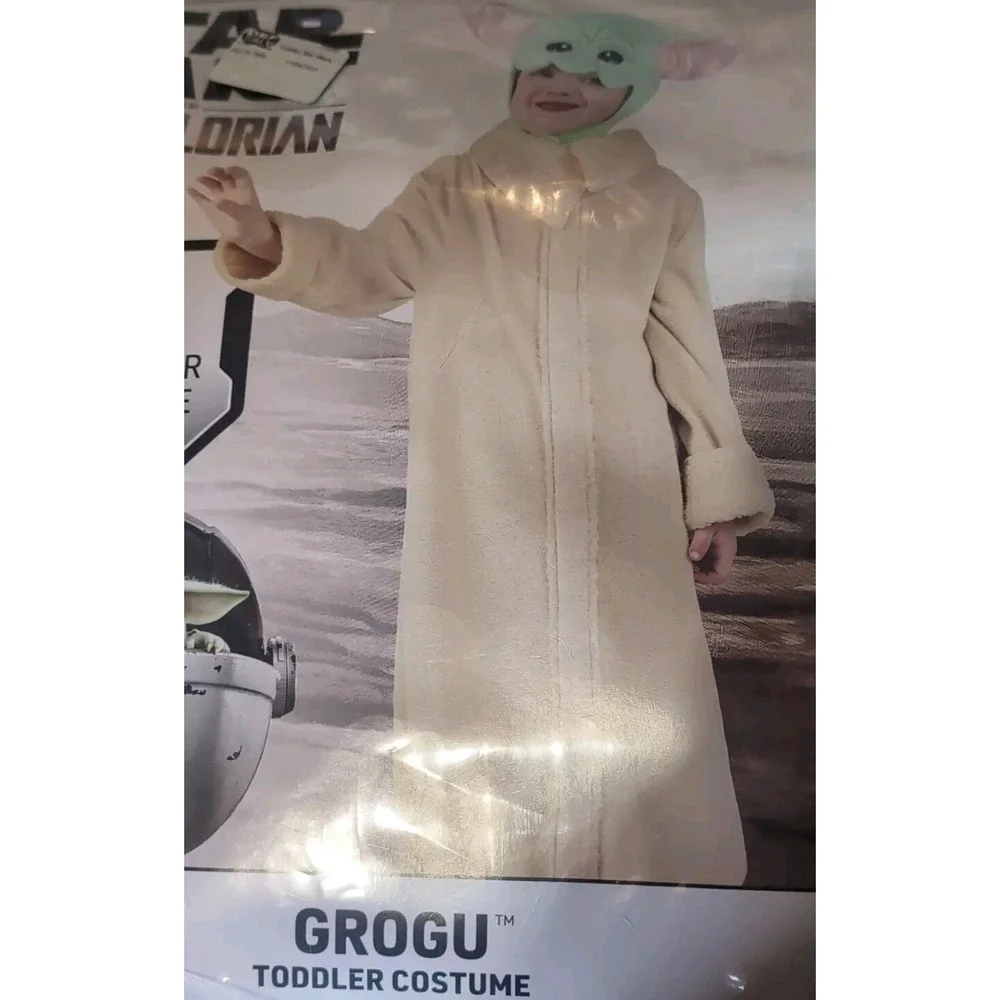 Jazwares Star Wars The Mandalorian GROGU Toddler Costume Size 3T-4T New
